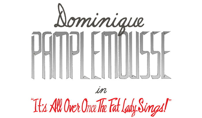 Dominique Pamplemousse title screen
