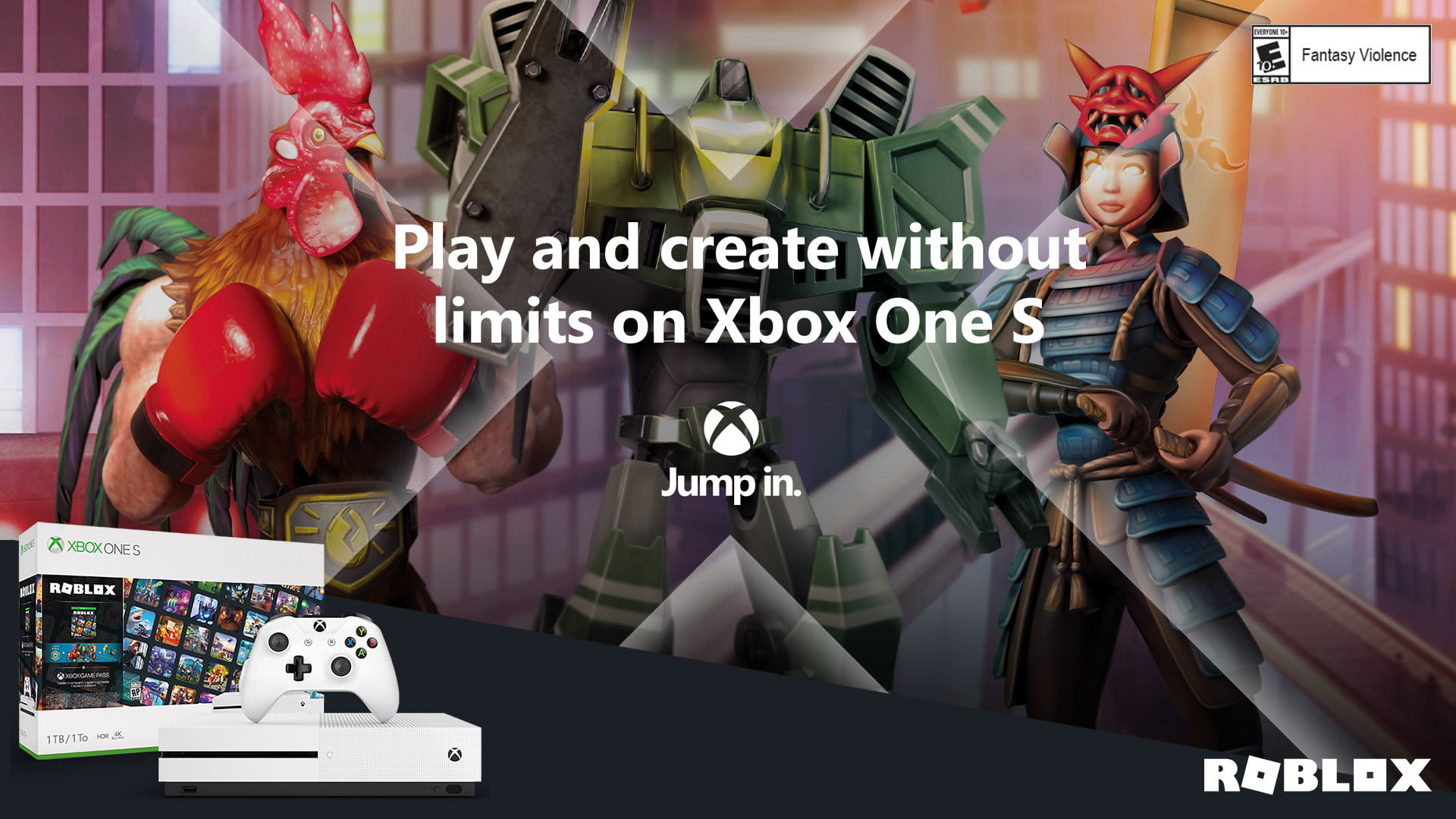 Xbox One S Roblox Bundle Lets You Play And Create Without Limits Gizorama